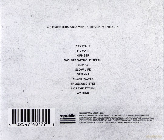 Of Monsters And Men: Beneath The Skin (PL) [CD]
