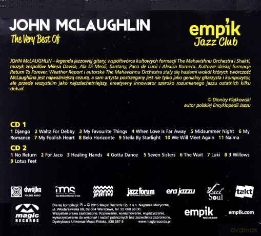 John Mclaughlin: Jazz Club [CD]