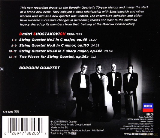 Borodin Quartet: Shostakovich [CD]