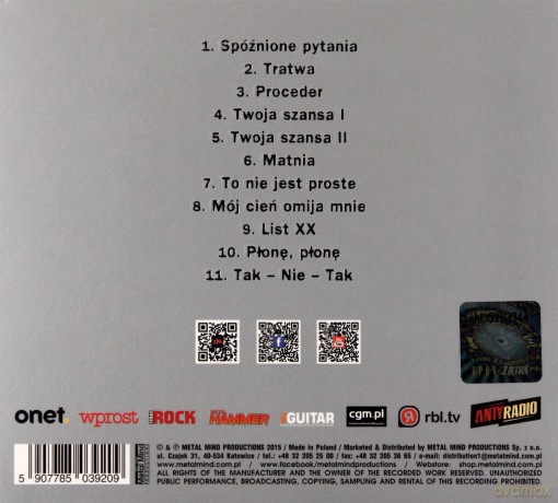 TSA: Proceder (reedycja) [CD] 