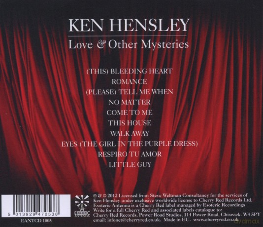 Hensley Ken: Love And Other Mysteries [CD]
