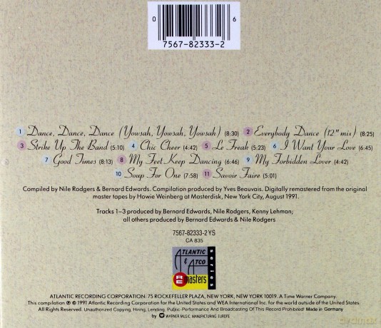 Chic: Dance, Dance, Dance. The Best Of [CD]