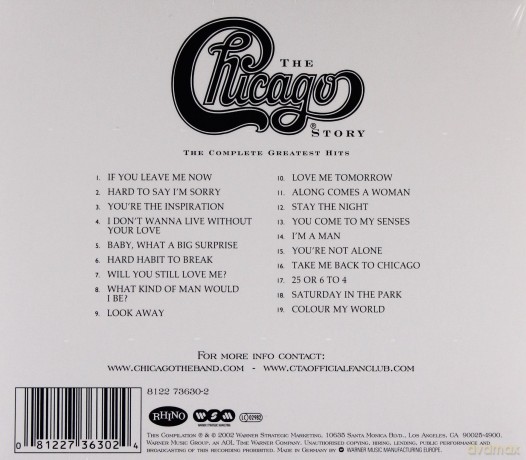 Chicago: Chicago Story, The-Complete Greatest Hits [CD]