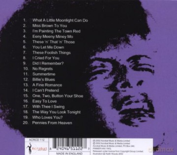 Holiday Billie: The Incomparable vol. 1 [CD]