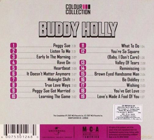 Holly Buddy: Colour Collection [CD]