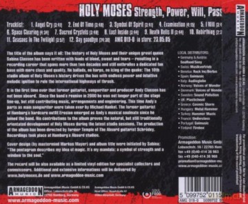 Holy Moses: Strength Power Will Passion [CD]