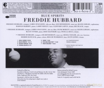 Hubbard Freddie: Blue Spirits [CD]