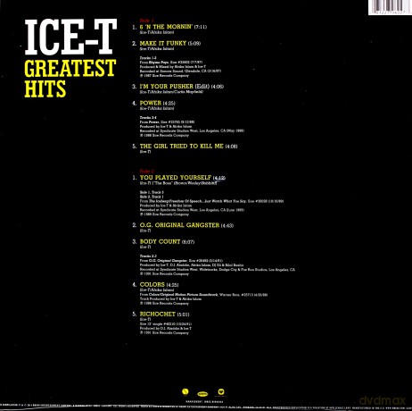Ice-T: Greatest Hits - Rsd 2014 Release (RSD) [Winyl]