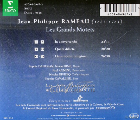 Christie/Laf: Rameau: Motetten [CD]