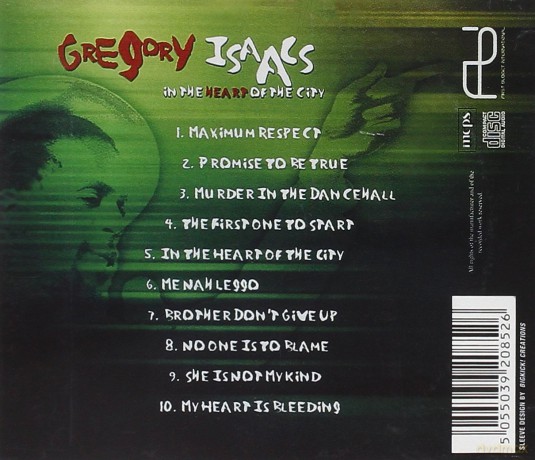 Isaacs Gregory: In The Heart Of The City [CD]