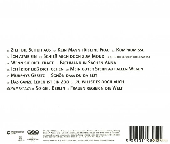 Roger Cicero: Mannersachen (New Version) [CD]