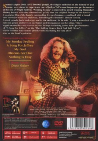 Jethro Tull: Nothing Is Easy - Live At The Isle Of Wight 1970 [DVD]