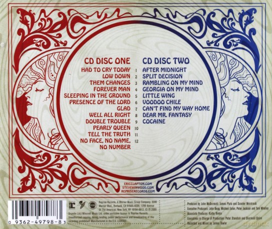 Eric Clapton & Steve Winwood: Live From Madison Squaren Garde [2CD]