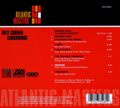 Billy Cobham: Crosswinds (digipack) [CD]