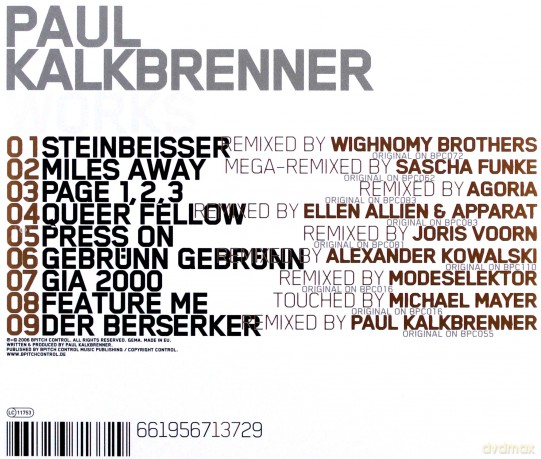 Kalkbrenner Paul: Reworks [CD]