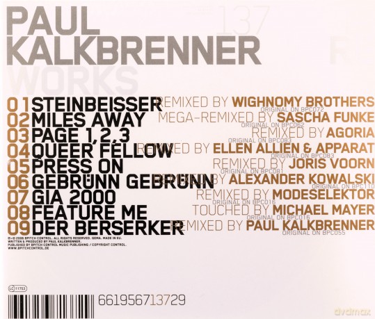 Kalkbrenner Paul: Reworks [CD]