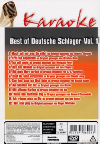 Karaoke: Best Of Deutsche Schlager vol. 1 [DVD]