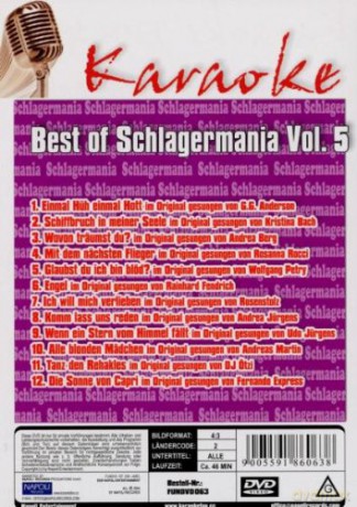 Karaoke: Best Of Schlagermania vol. 5 [DVD]