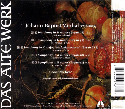 Cok: Vanh: 5 Symphonies [CD]