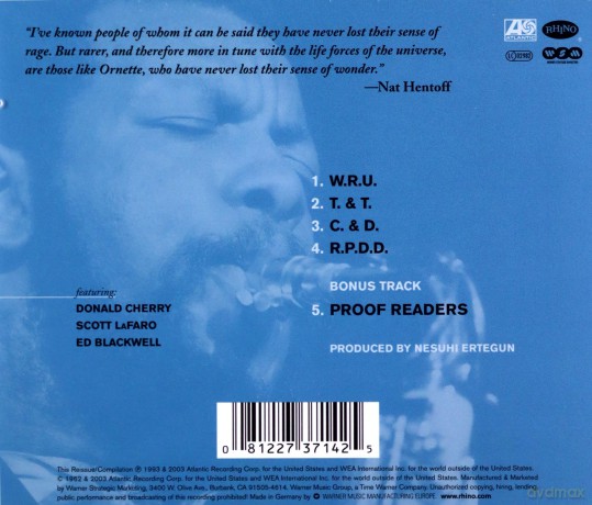Ornette Coleman: Ornette! [CD]