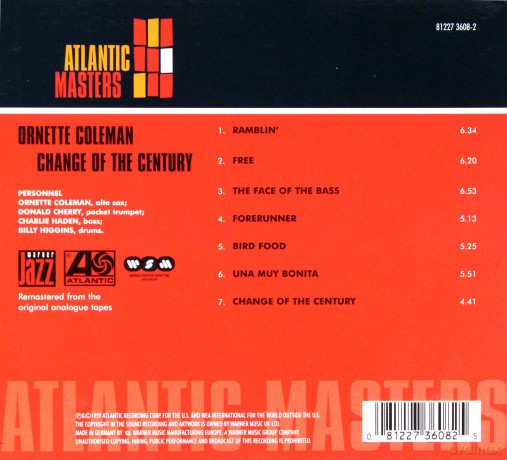 Ornette Coleman: Change Of The Century [CD]