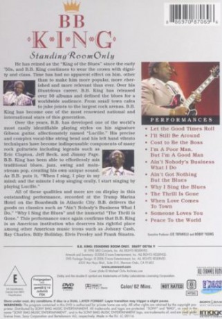 King Bb: Standing Room Only [DVD]