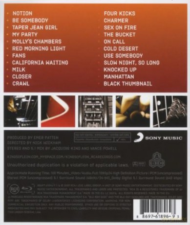 Kings Of Leon: Only By The Night - Live At The 02 Arena London [Blu-Ray]