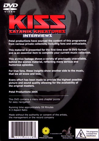 Kiss: Satanik Kreatures Interviews [DVD]