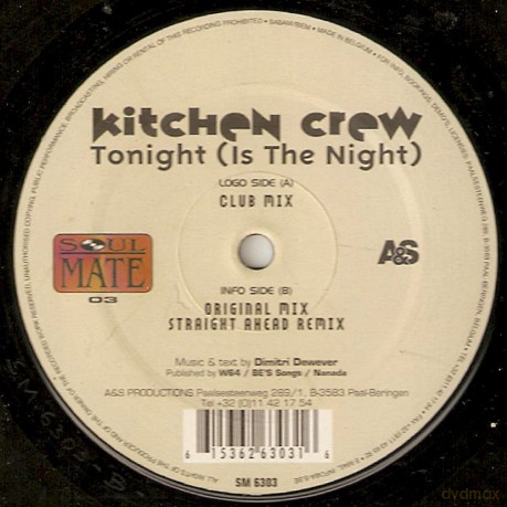 Kitchen Crew: Tonight Is The Night [Winyl]