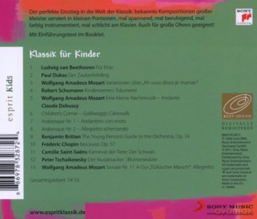 Klassik Fuer Kinder: Klassik Fuer Kinder - Mozart Chopin Schumann Und Andere [CD]