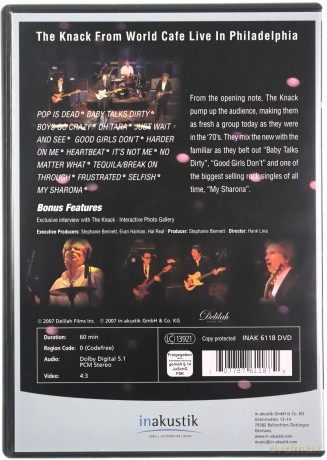 Knack: On Stage At World Cafe Live [DVD]