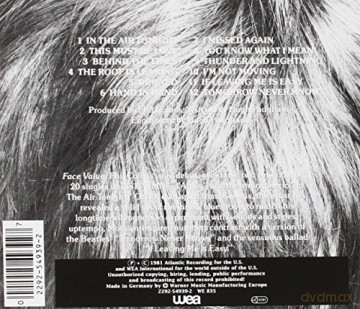 Phil Collins: Face Value [CD]