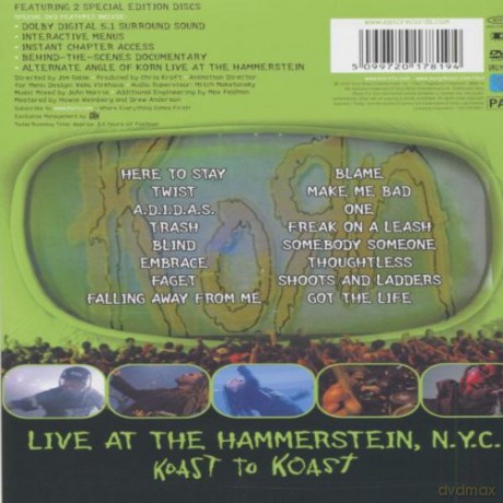 Korn: Live [2DVD]