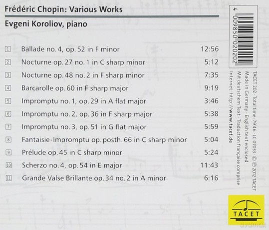 Koroliov: Various Works [CD]