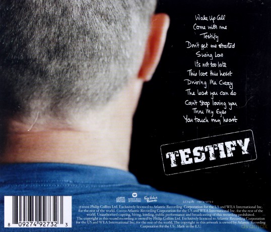 Phil Collins: Testify [CD]