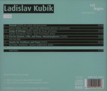Kubik Ladislav: Chamber Music III [CD]