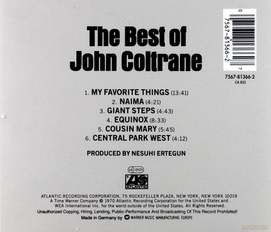 John Coltrane: The Best Of [CD]