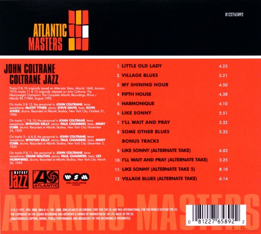 John Coltrane: Coltrane Jazz (digipack) [CD]