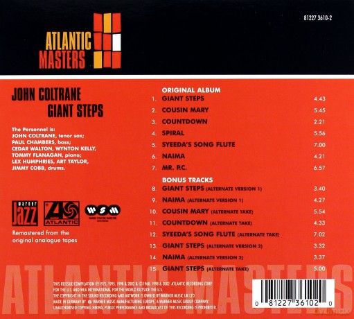 John Coltrane: Giant Steps (digipack) [CD]