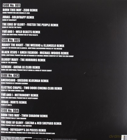 Lady Gaga: Born This Way - The Remix [2xWinyl]