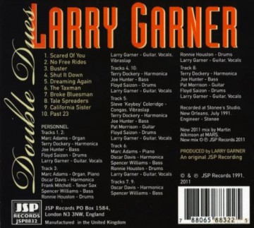Larry Garner: Double Dues His First For Jsp Internatio [CD]