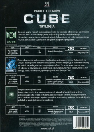 Cube Trylogia [3DVD]