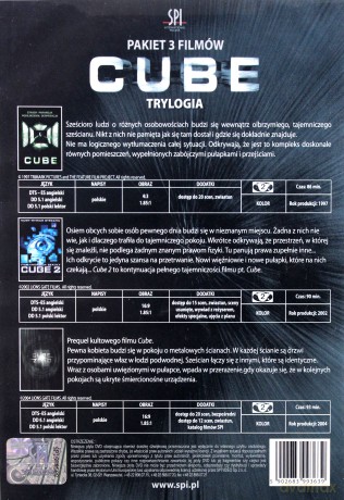 Cube Trylogia [3DVD]