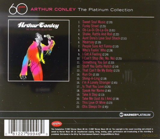Arthur Conley: The Platinum Collection [CD]