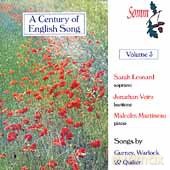 Leonard-Veira-Martineau: A Century Of English Song vol. 3 [CD]
