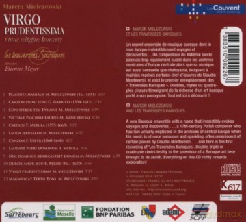 Les Traversees Baroques/Meyer: Virgo Prudentissima [CD]