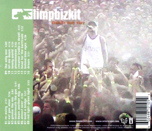 Limp Bizkit: Results May Vary [CD]