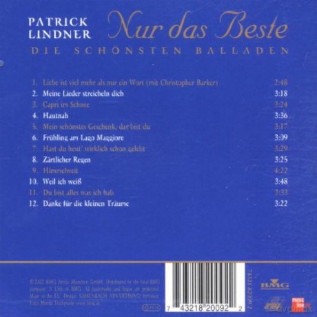 Lindner Patrick: Nur Das Beste [CD]