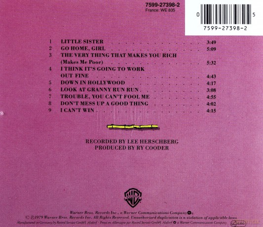 Ry Cooder: Bop Till You Drop [CD]