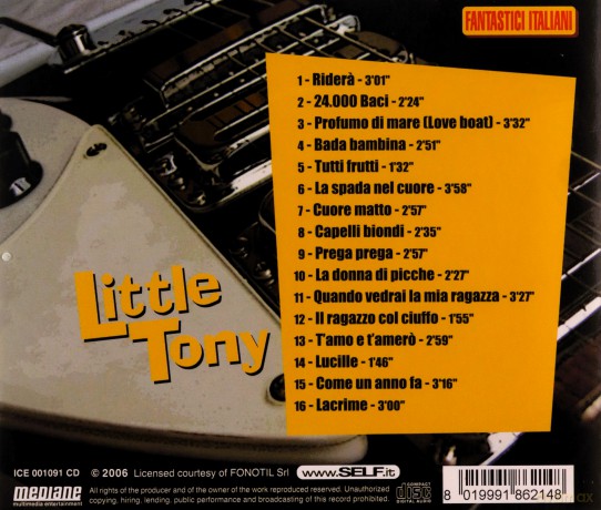 Little Tony: Fantastici Italiani [CD]